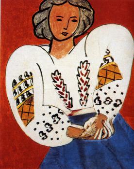 Henri Emile Benoit Matisse : the rumanian blouse